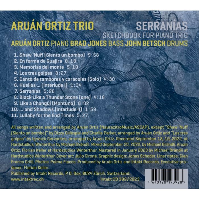 Aruán Ortiz Trio: Serranías - Sketchbook for Piano Trio - slide-1