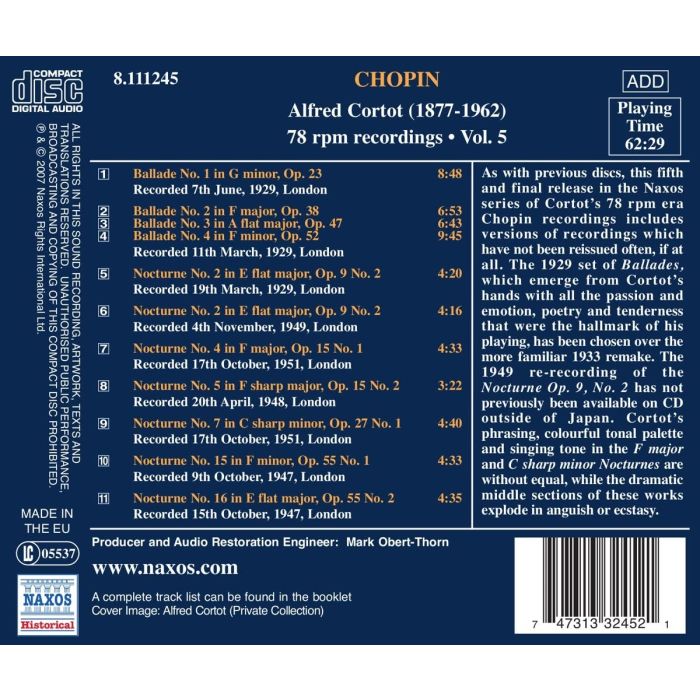 Chopin: Ballades Nos. 1 - 4, Nocturnes - slide-1