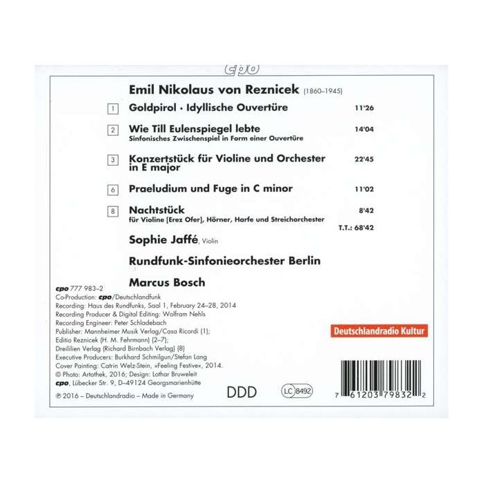 Reznicek: Konzertstück für Violine und Orchester Goldpirol Till Eulenspiegel - slide-1