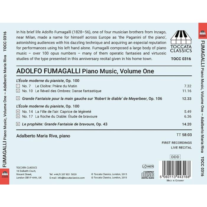 Fumagalli: Piano Music Vol. 1 - slide-1
