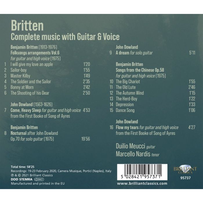 Britten: Complete Music with Guitar & Voice - slide-1