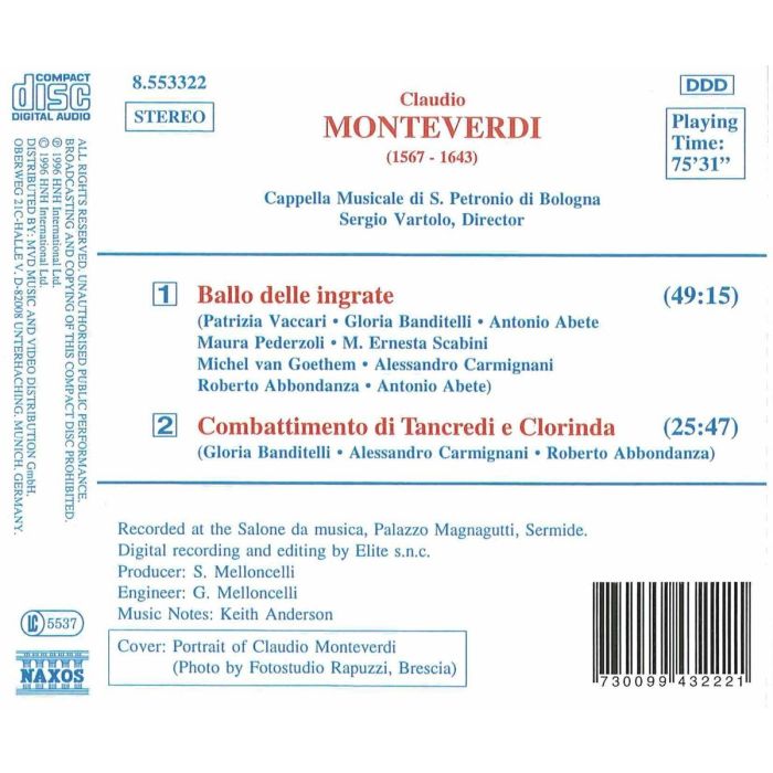 MONTEVERDI: Ballo Delle Ingrate - slide-1