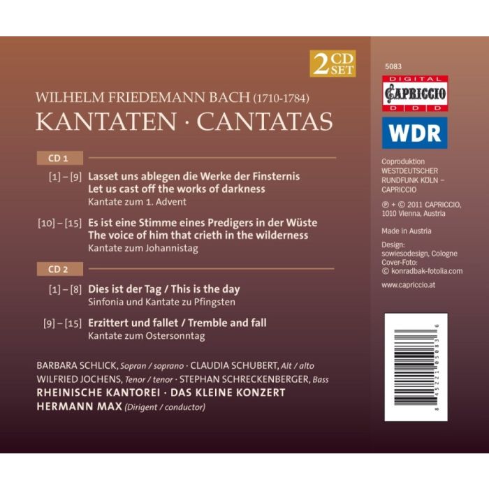 Bach W.F: Kantaten - slide-1