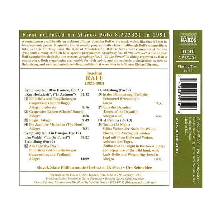 RAFF: Symphonies Nos. 3 and 10 - slide-1