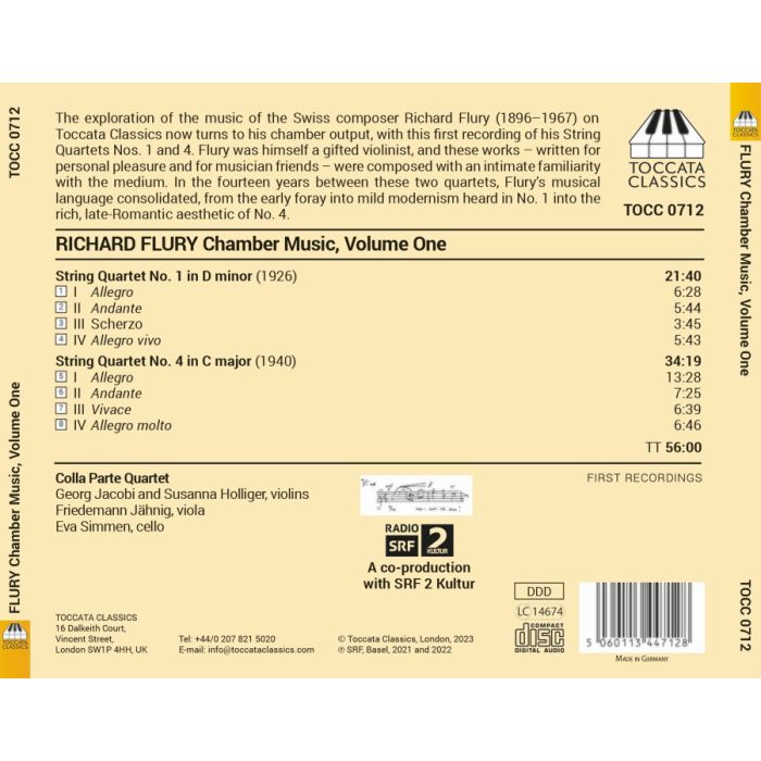 Flury: Chamber Music Vol. 1 - slide-1
