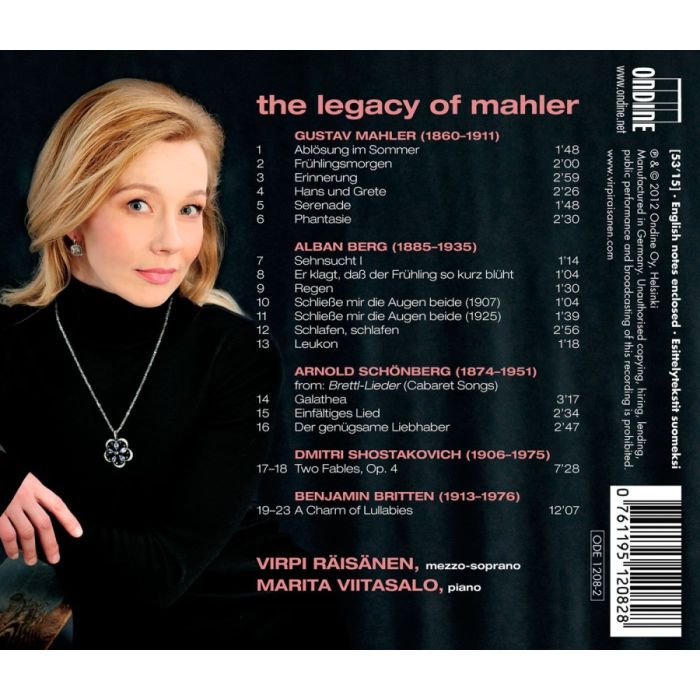 The Legacy of Mahler - Mahler, Berg, Schönberg, Shostakovich, Britten - slide-1