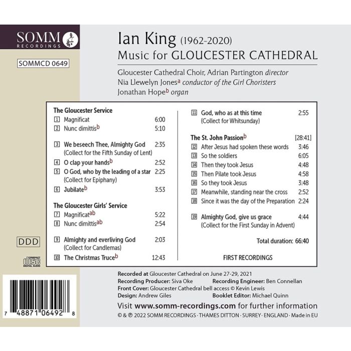 Music for Gloucester Cathedral by Ian King - slide-1
