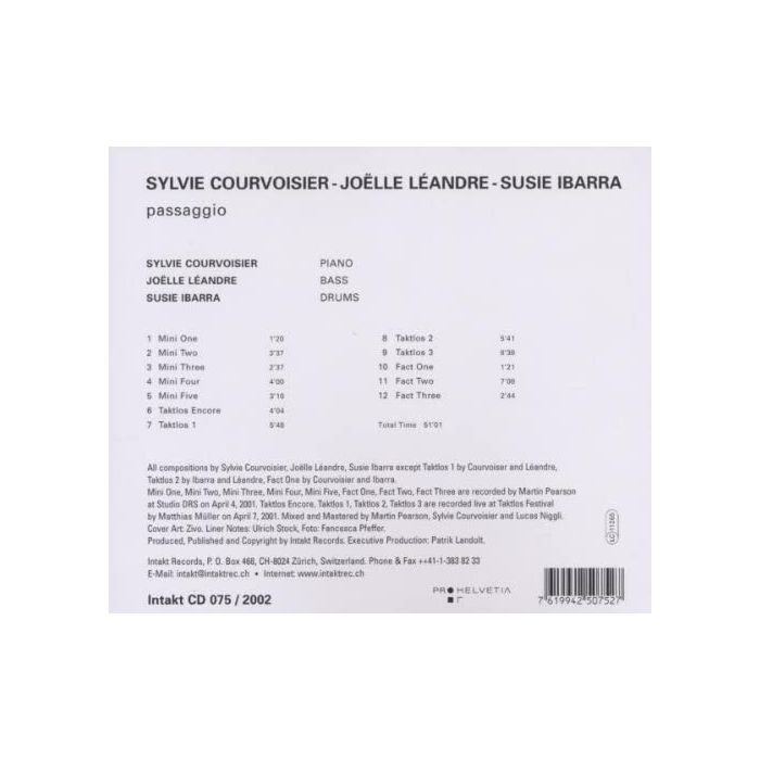 Sylvie Courvoisier: Passagio - slide-1