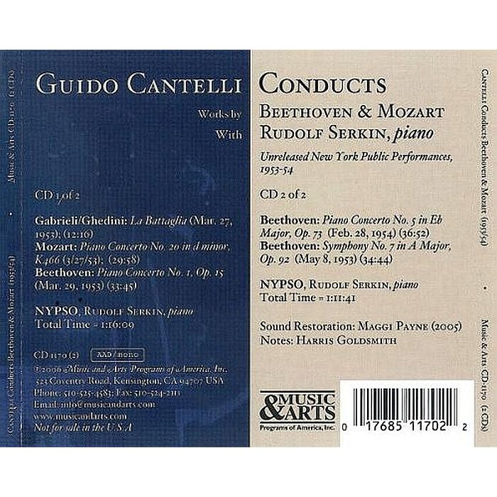 Guido Cantelli Conducts Works by Beethoven & Mozart - slide-1