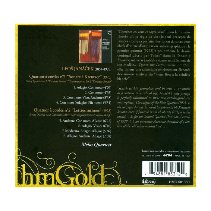 Janacek: String Quartets Nos. 1 