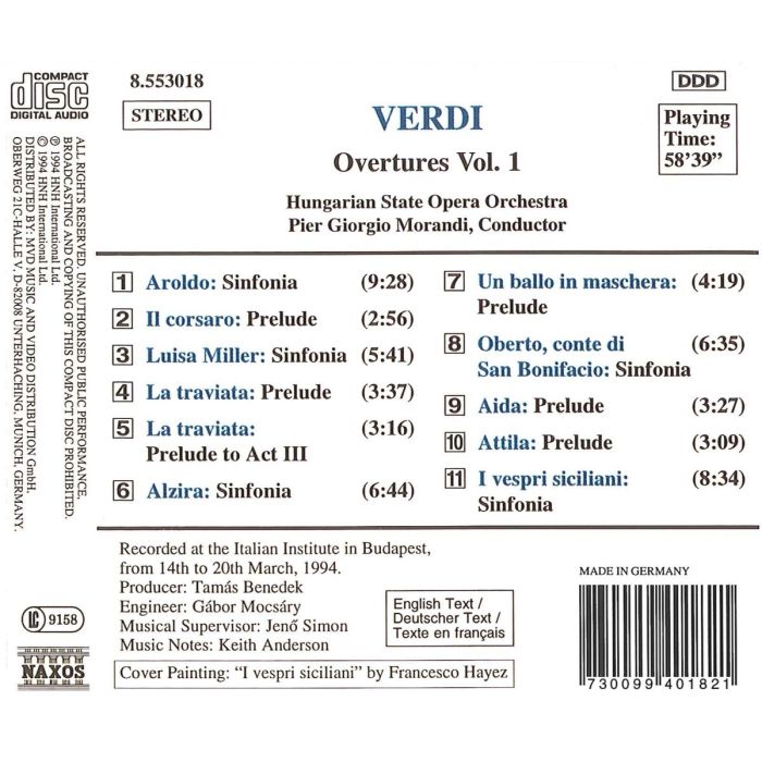 VERDI: Overtures vol. 1 - slide-1