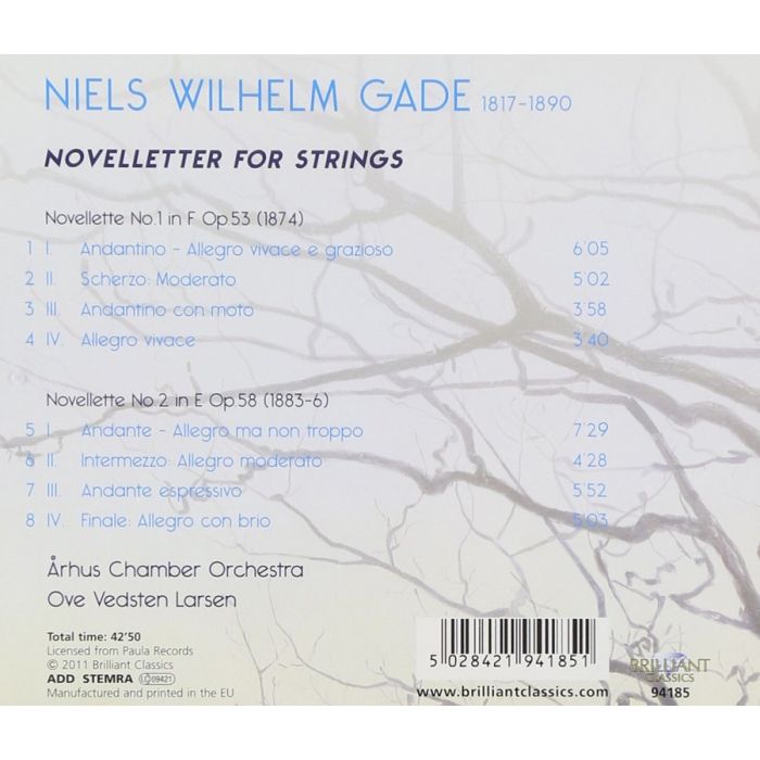 Gade: Novelletter for Strings - slide-1