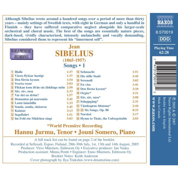 Sibelius: Songs Vol. 1 - slide-1