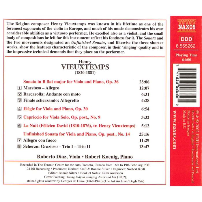 VIEUXTEMPS: Music for Viola and Piano - slide-1