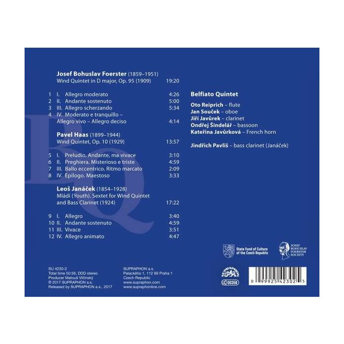 Janáček; Foerster & Hass: Music for Wind Instruments - slide-1