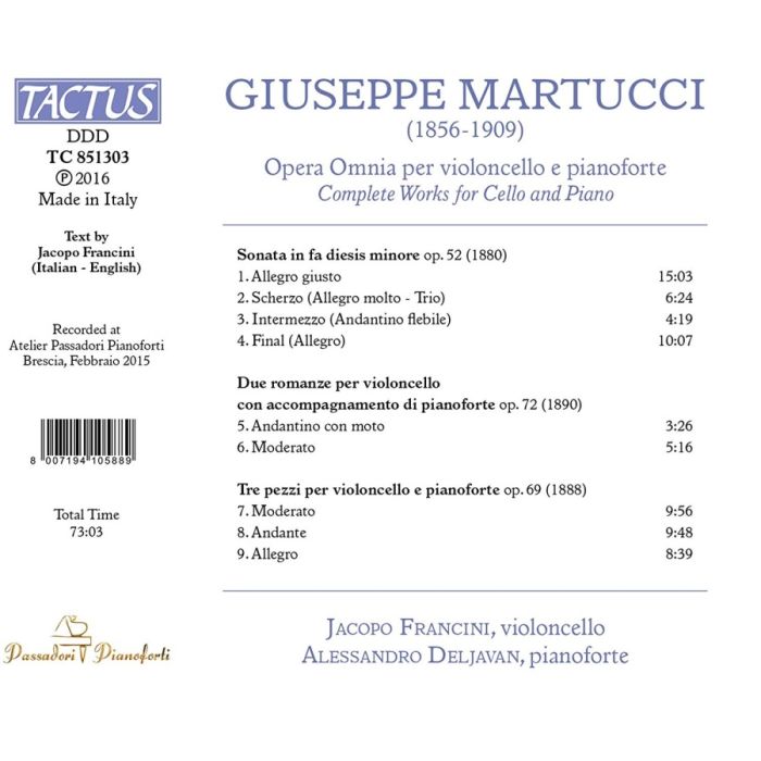 Martucci: Opera Omnia per cello - slide-1