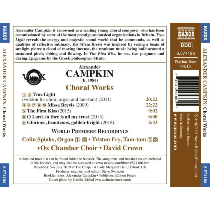 Campkin: True Light - Choral Works - slide-1