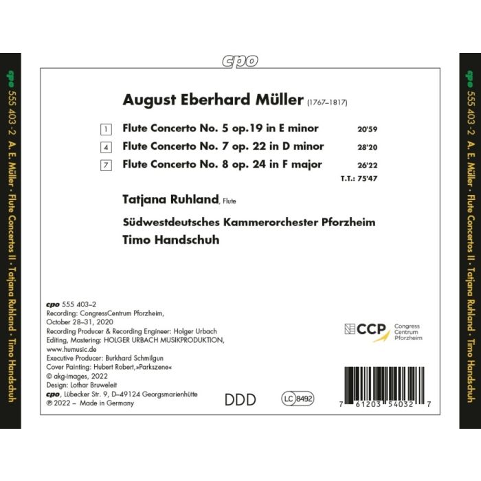 Müller: Flute Concertos Vol. 2 - slide-1