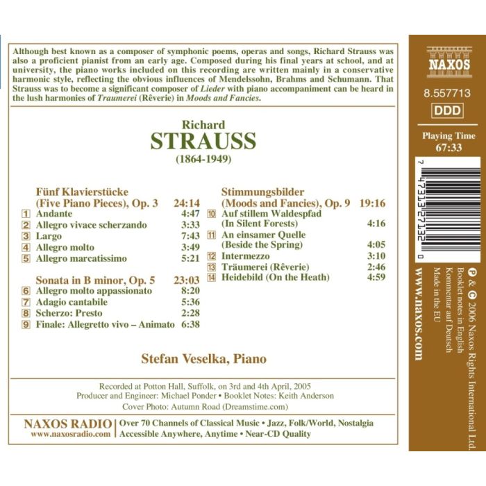 Strauss. R:Piano Music - 5 - slide-1