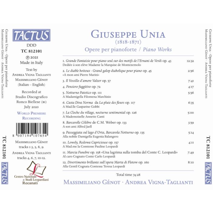 Unia: Piano Works - slide-1