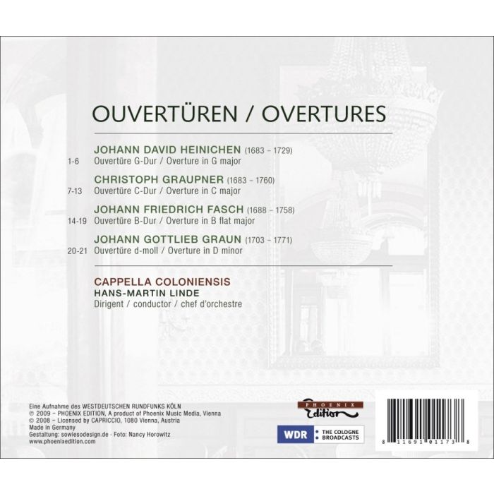 Overtures -  Heinichen, Graupner, Fasch, Graun - slide-1