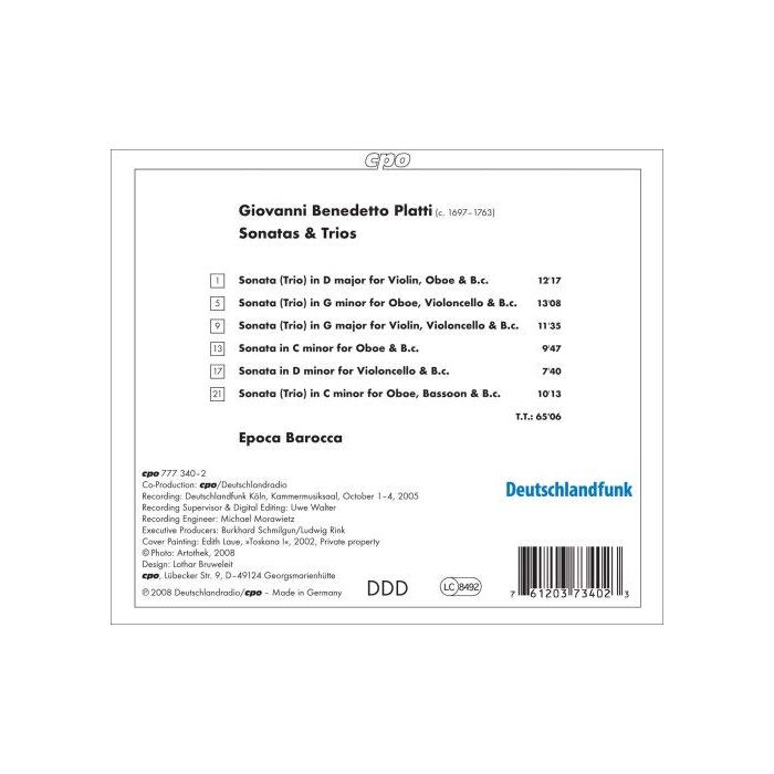 Platti: Sonatas & Trios - slide-1