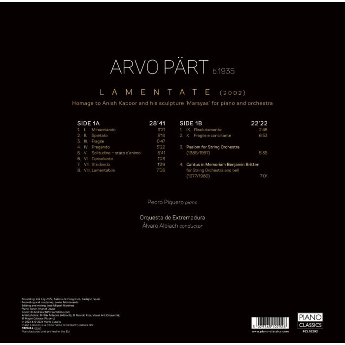 Pärt: Lamentate (BioVinyL) - slide-1