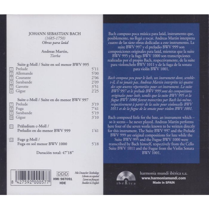 Bach: Werke für Laute - slide-1