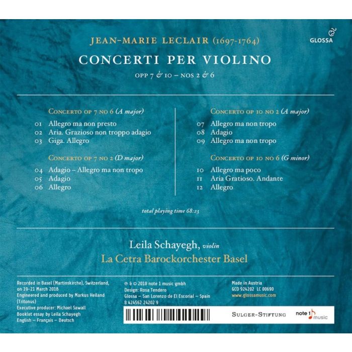 Leclair: Violin Concertos - slide-1
