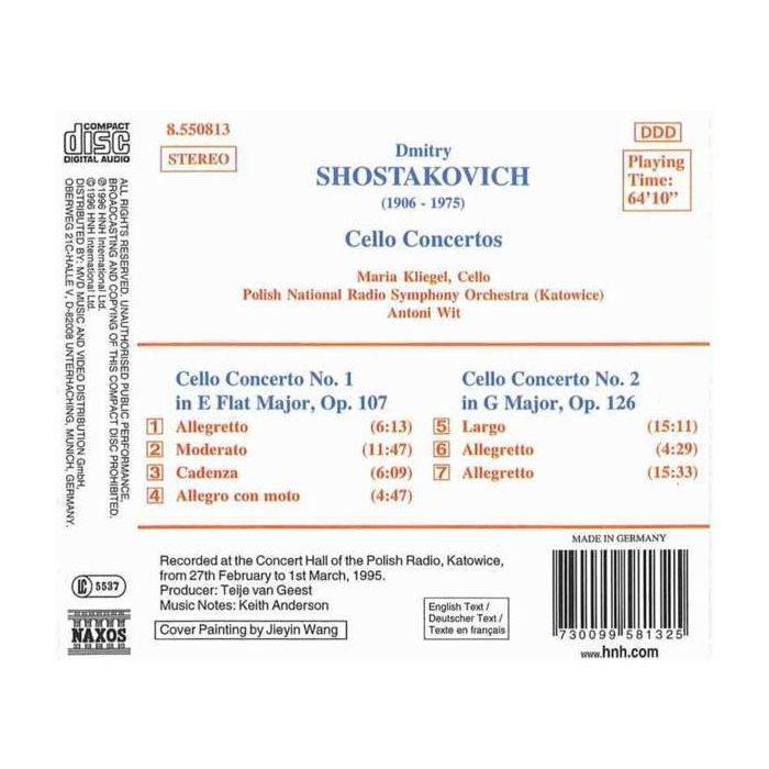 SHOSTAKOVICH: Cello Concertos 1 & 2 - slide-1