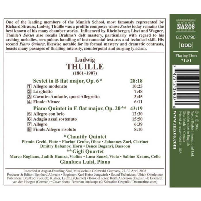 Thuille: Sextet, Piano Quintet - slide-1