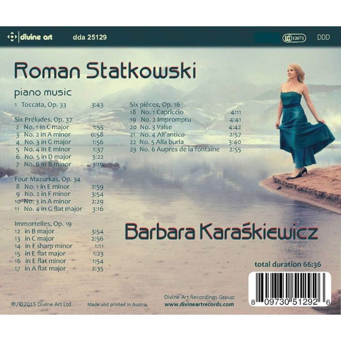 Statkowski: Piano Music - slide-1