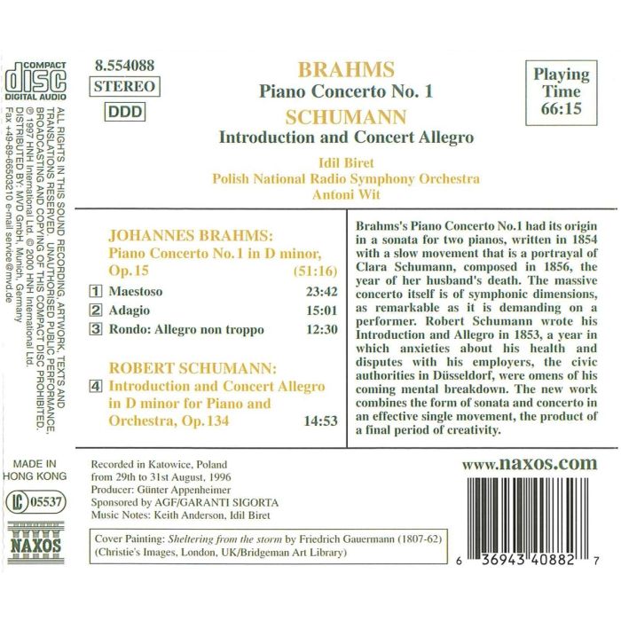 BRAHMS: Piano Concerto No. 1 - slide-1
