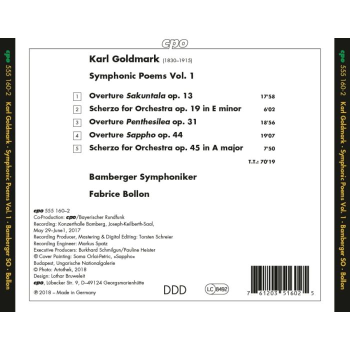 Goldmark: Symphonic Poems Vol. 1 - slide-1
