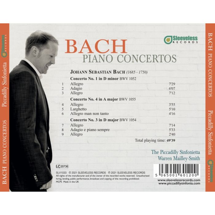Bach: Piano Concertos Nos. 1, 3 & 4 - slide-1