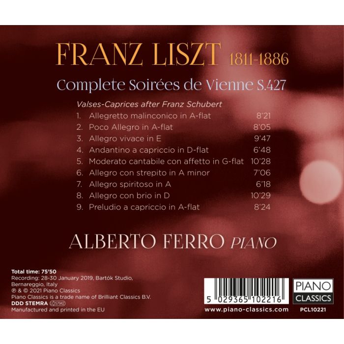Liszt: Complete Soirées de Vienne - slide-1