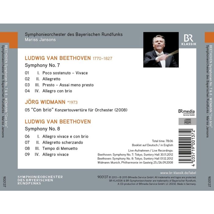 Beethoven: Symphonies Nos. 7 & 8; Widmann: Con brio - slide-1