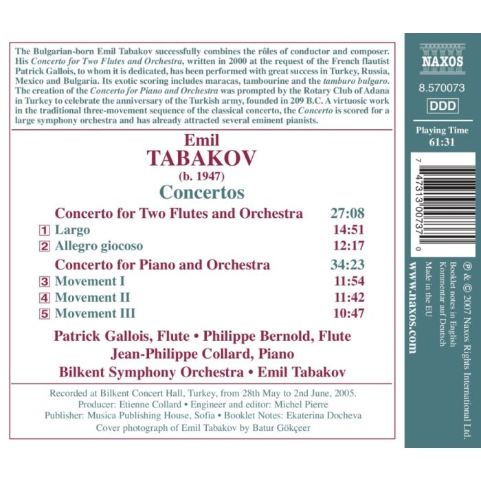 Tabakov: Concerto for 2 Flutes - slide-1