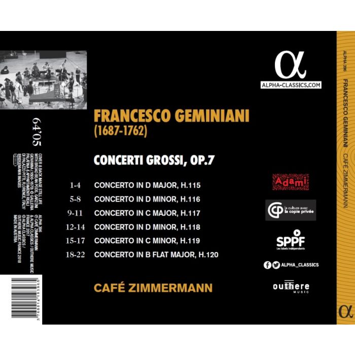 Geminiani: Concerti grossi op. 7 - slide-1
