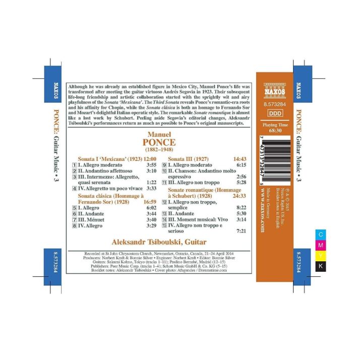 Ponce: Guitar Music Vol. 3 - Four Violin Sonatas - slide-1