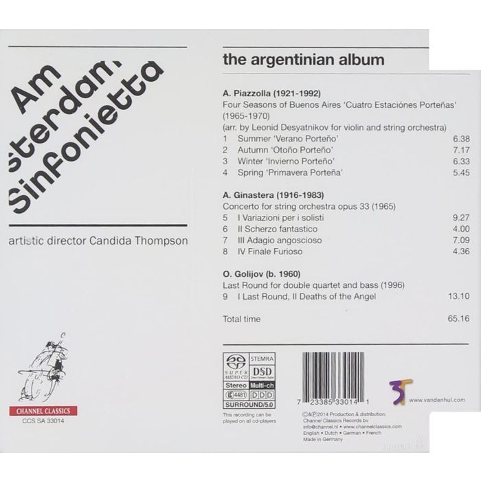 The Argentinian Album – Piazzolla, Ginastera, Golijov, - slide-1
