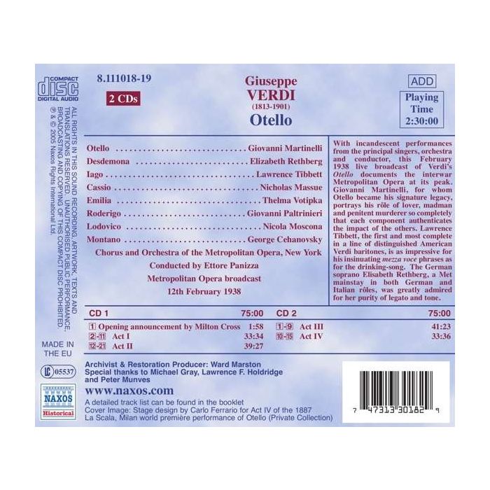 Verdi : Otello ( r. 1938 ) - slide-1
