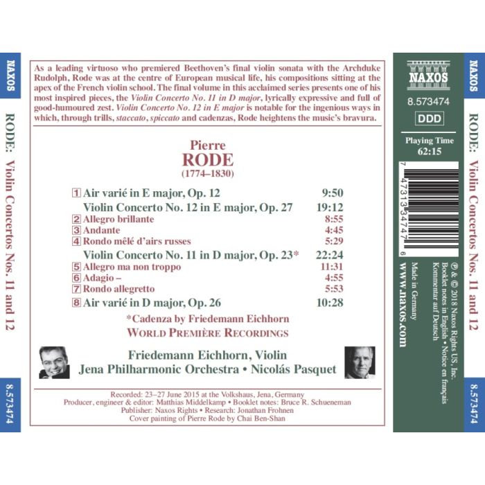 Rode: Violin Concertos Nos. 11 & 12 - slide-1