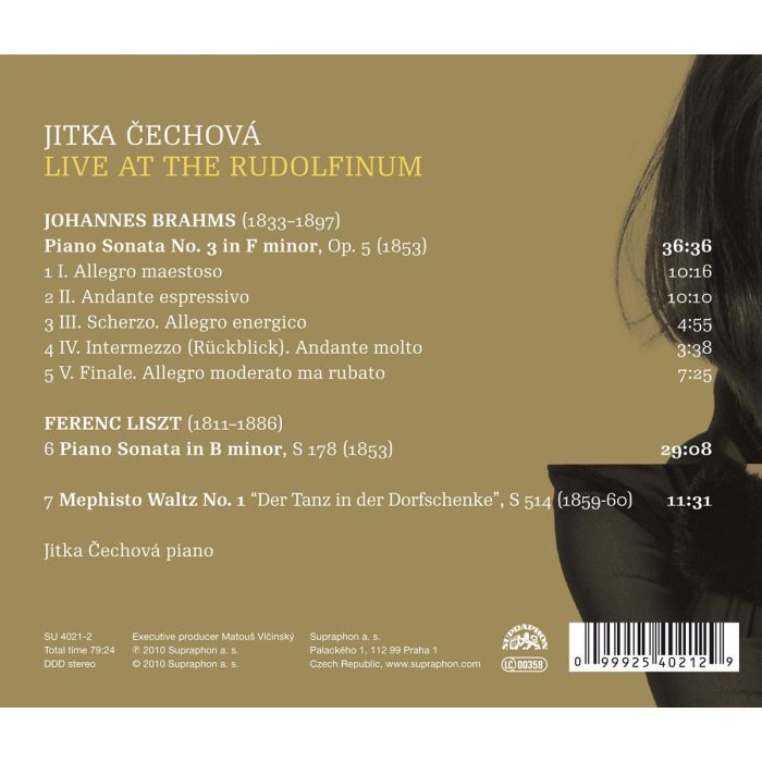 Cechova - Live at the Rudolfinum - Brahms, Liszt - slide-1