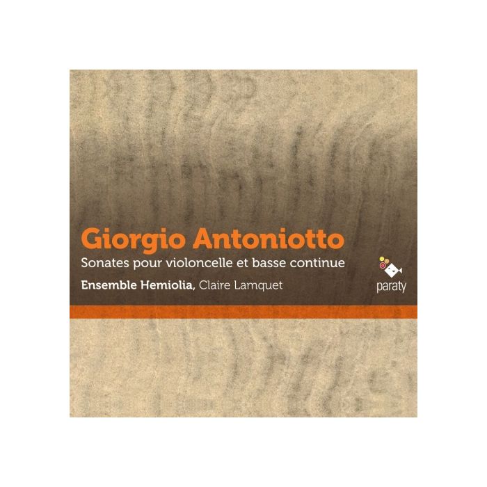 Antoniotto: Sonates pour violoncelle & basse continue