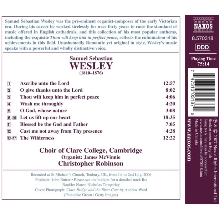 WESLEY Samuel Sebastian - Anthems - slide-1