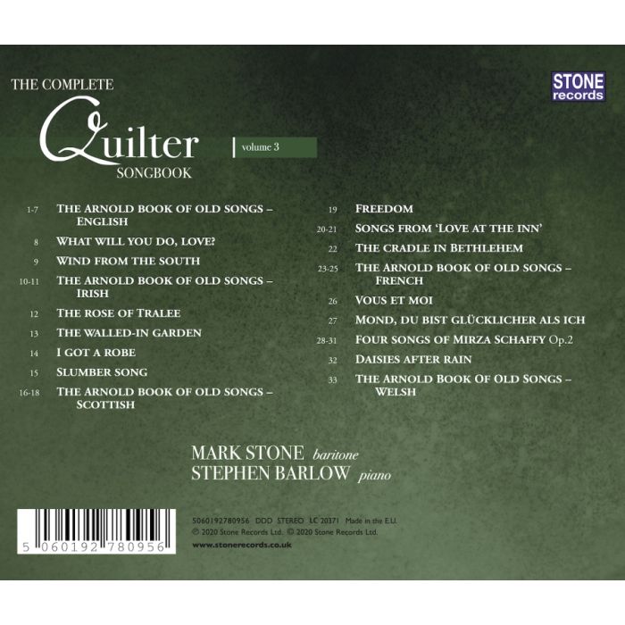 Quilter: Songbook Vol. 3 - slide-1