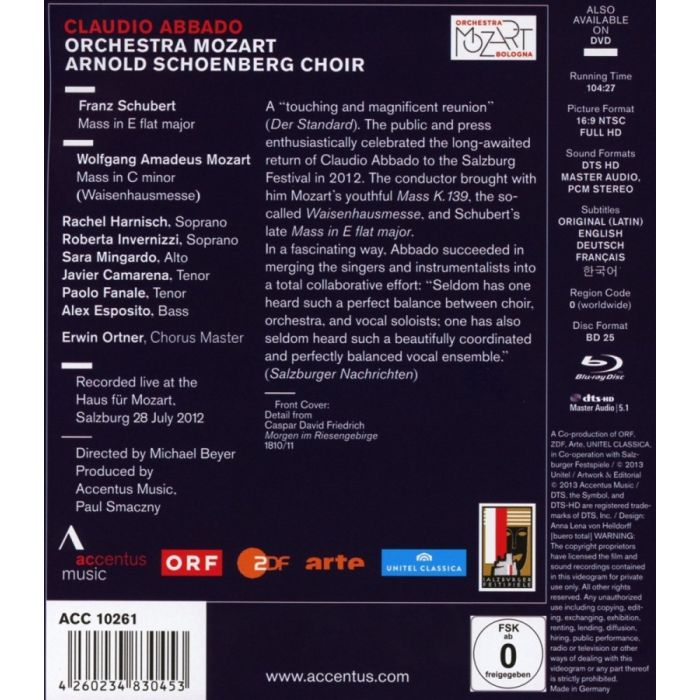 Mozart & Schubert: Masses / Abbado - slide-1