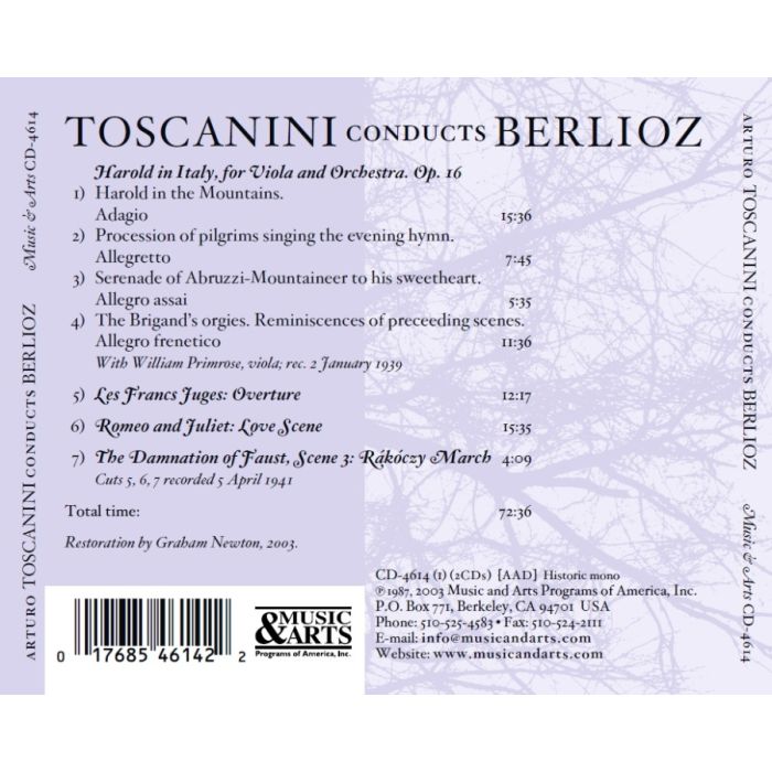 Toscanini conducts Berlioz - Symphonie 