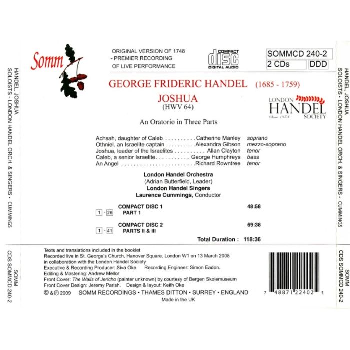 Handel: Joshua, HWV 64 - slide-1
